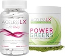 Capsule LX fără vârstă cu Greens Power Pulbere Superalimentară