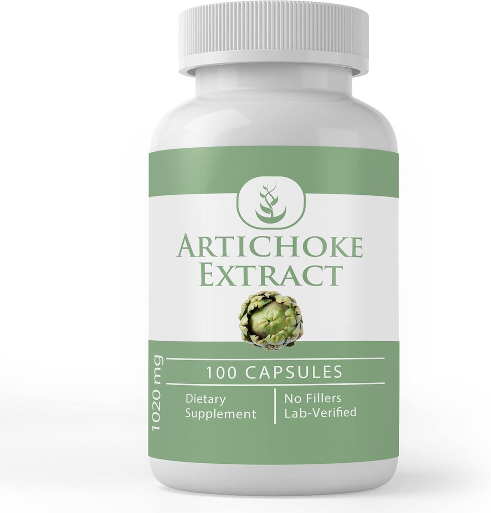 Extract de artichoke (100 capsule) Pure, fără aditivi sau filleri, verificate de laborator