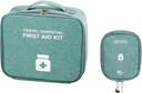 Pungi de prim ajutor goale, Sac de medicină de călătorie, Sac de organizare a proviziilor medicale, Kit portabil pentru călătorii, Masina, Home, Camping, Office, Drumeţii, Outdoor (Cationic Green)