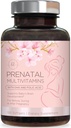 Vitamine prenatale pentru femei cu acid folic & DHA, suport pentru dezvoltarea creierului fetal cu Folate & Omega 3, Multivitamine cu vitamina A, C, D, B6, B12 & Fier, Supliment de sarcină - 120 Softgels