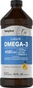 Piping Rock Omega 3 supliment lichid ulei de pește 