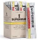 Superieur Electrolyte Powder Packets- Vegan Electrolyte Hydration Powder w/Sea Minerals- Keto Friendly, Non-GMO, Zero Sugar Electrolit Supliment-Sănătos Sports Drink-Strawberry Lemonade (14 Pachete)