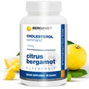 Cholesterol Command, Citrus Bergamot SuperFrut Supplement, 47% Bergamot Polyfenol Fraction (BPF) Formula patentată, Made in The USA, 1 Luna, 90 Capsule