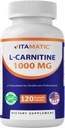 Fumarat de L-Carnitină 1000 mg - 120 capsule vegetale (1 flacon)