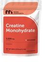 Creatină instant monohidrat pulbere 500 Grams (1.1 Lb), 5000mg Per Serv, Micronizat Creatin pulbere, Nearomat, Pur, Fără Filler, Keto & Vegan, Easy Dizolvare Pre Workout pentru femei și bărbați