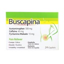 Buscapina Menstrual Pain Relief Caplets, Cramps & Bloating, 24 Count