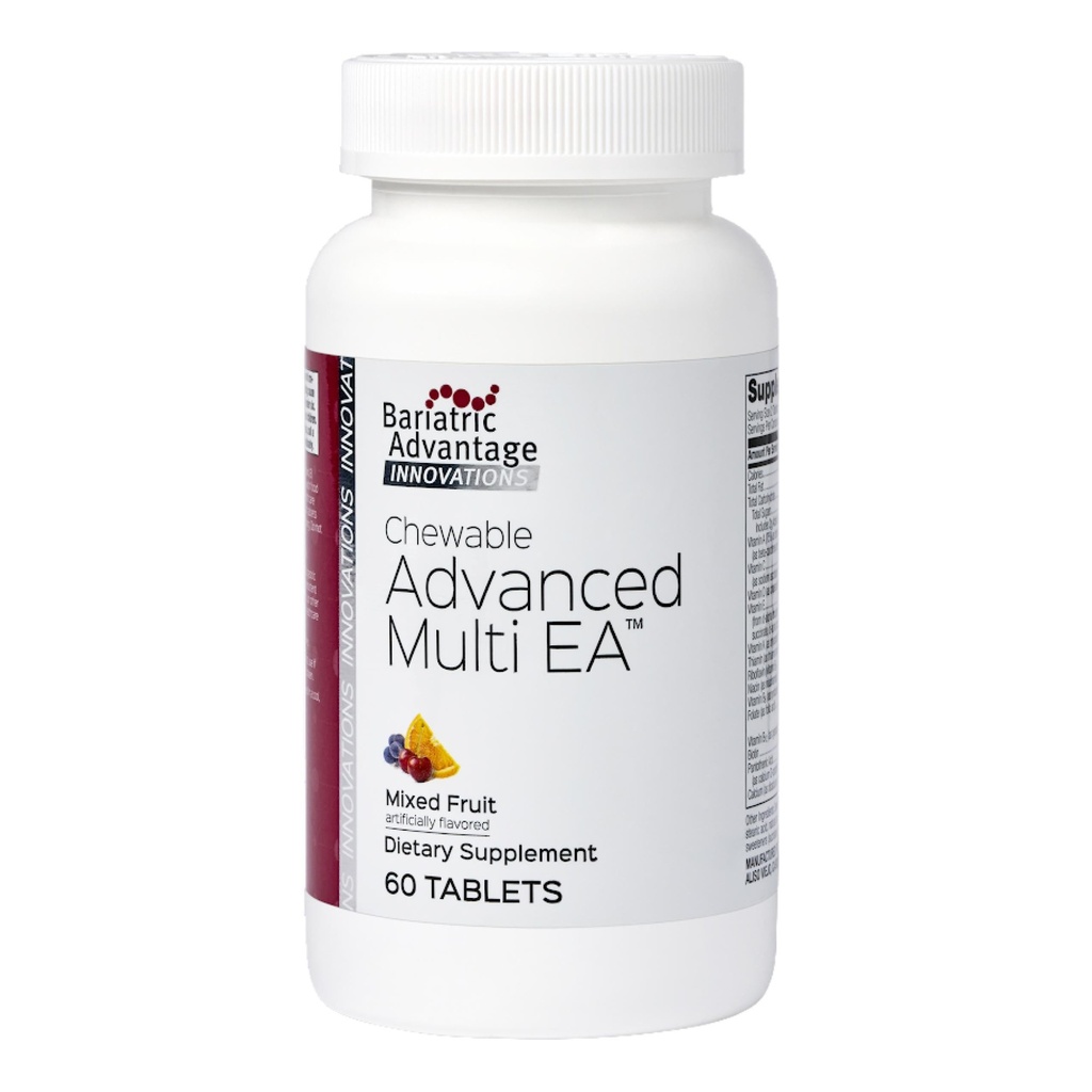 Avantaj bariatric Multi EA - Multivitamine zilnice de înaltă potenţă cu fier pentru pacienţii cu chirurgie bariatrică - Aroma de fructe mixte - 60 Conte