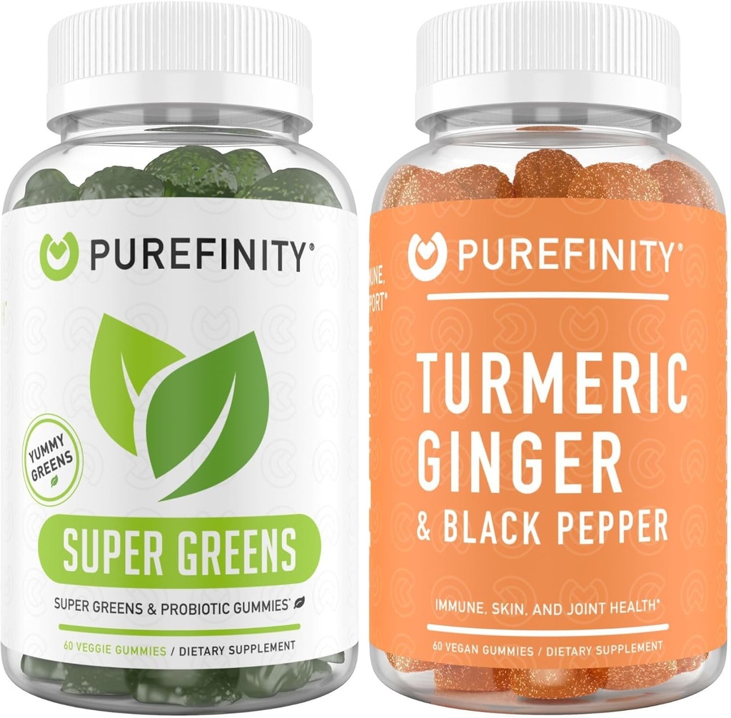 Gume de ghimbir purefinitate + Gumă de mestecat Super Greens