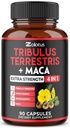 Zolotus Premium Tribulus Terrestris Capsule - combinat cu Ashwagandha, Panax Ginseng & Maca - 90 de conte timp de 3 luni