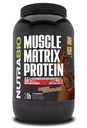 NutraBio Muscle Matrix Proteine pulbere - 25g de proteine per scoop - Whey Izolat și Micellar Casein Combo pentru eliberare rapidă și lentă - Ciocolata olandeză - 2 lire, 28 Serviri
