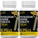 Comprimate de iod de potasiu 130 mg (Pachet de 2) - (120 comprimate) EXP 10/2032 - Ki Pills - Yoduro de potasio