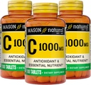 MASON NATURAL Vitamin C 1,000 mg, 300 Day Supply, Supports Healthy Immune System, Antioxidant and Essential Nutrient, 3 Pack