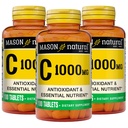 MASON NATURAL Vitamina C 1000 mg, 300 zile de aprovizionare, susține sistemul imunitar sănătos, antioxidant și esențial Nutrient, ambalaj 3