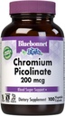 Bluebonnet Crom Picolinat 200 mcg, 100 capsule vegetariane, 100 conte