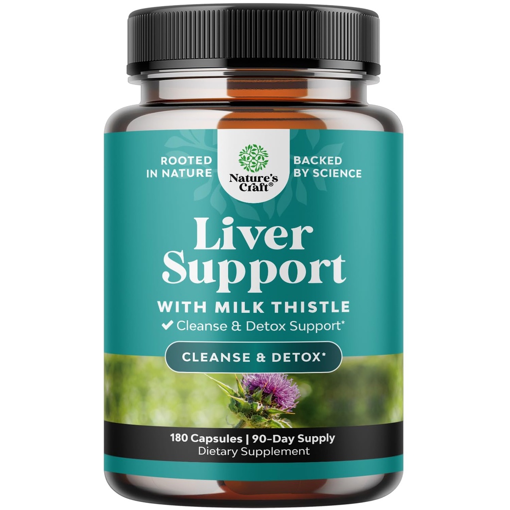 Ficat Cleanse Detoxifiere & Reparare 180 Capsule - Herbal Liver Support Milk Thistle Supplements - Silymarin Milk Thistle Supplements with Dandelion Root, Choline, Beetroot & Anghinare Extract