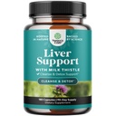 Ficat Cleanse Detoxifiere & Reparare 180 Capsule - Herbal Liver Support Milk Thistle Supplements - Silymarin Milk Thistle Supplements with Dandelion Root, Choline, Beetroot & Anghinare Extract