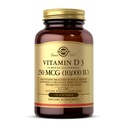 Solgar Vitamina D3 (Cholecalciferol) 250 MCG (10000 UI), 120 Softgels - Ajuta la mentinerea sanatoasa a oaselor si a dintilor - Suport pentru sistemul imunitar - Non OMG, Gluten Free, Dairy Free - 120 Servings