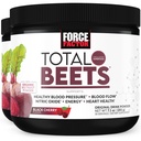 Force FACTOR Total Sfecle Superfood Sfeclă Root Pulbere 2-Pachet, Nitrați pentru a sprijini Circulația, fluxul de sânge, oxid de azot, Energie, Rezistență, Rezistență, Rezistență, Rezistență, Supliment cardiac cardiovascular de sănătate, 60 Serviri