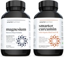 Tablete multi-active de magneziu & Curcumin Softgels - Potent & Biodisponibil, Curcumin Softgels active standardizate la 95% Tetrahidrocurcuminoide [1-Lonth Supply]