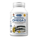 ANDREW LESSMAN Essential Omega-3 Nearomatizat - 60 Softgels - Ultra-pure, ulei Omega-3 de mare potenta. High DHA, fără probleme cu stomacul, fără contaminări, fără mercur. Small Easy to Swallow Softgels