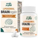 Liposomal Creier Suplimente pentru memorie și focalizare - Plasmalogen cu Curcumin & Vitamina E pentru o mai bună absorbție- Potrivit pentru Seniori, Adult Bărbați și femei Cognitive Health,High Potency 60 Serviri