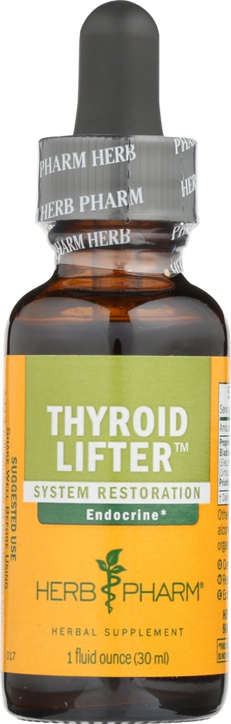 Herb Pharm Tiroidal Lifter Liquid Herbal Form for Enwise System Support - 1 Ounce