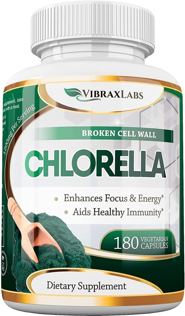 VibraxLabs Chlorella Capsules 