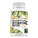 Doză mare Vitamina C 1500 mg Liposomal C Supliment complex cu Floarea-soarelui Capsule Suplimente înfundate cu lapte Floarea-soarelui Lecitină 180 Capsule Vitamine de celebrare