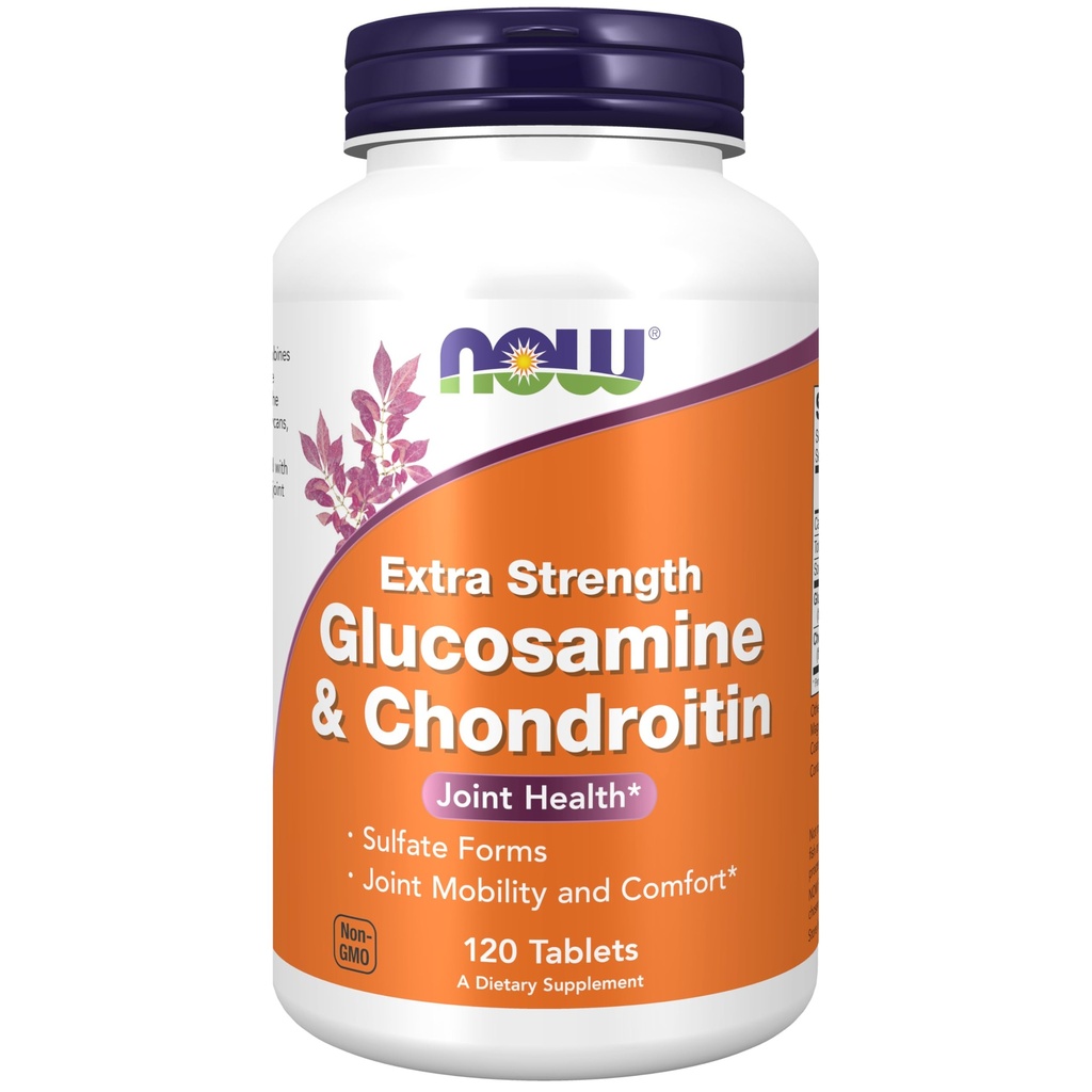 ACUM alimente Suplimente, Glucosamină & Chondroitin Extra Putere, forme sulfate, 120 comprimate