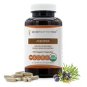 Secretele tribului Juniper 120 Capsule, 1000 mg, USDA Organic Juniper (Juniperus communis) Uscate Berry (120 capsule)