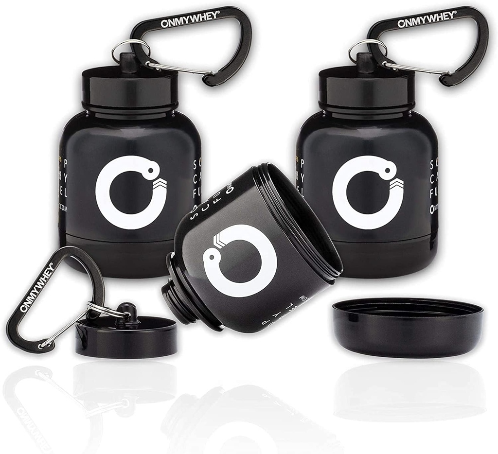 ONMYWHEY - Proteina portabila si praf de pusca Funnel Key-Chain - Modern 3-Pack