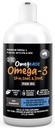 Ulei de pește Omegease pentru câini și pisici - Cel mai fin pentru animale de companie Omega 3 pentru pisici și câini - Supliment pentru piele și blană, mâncărime, vărsare, articulații și sănătate imună - 100% ulei de pește pur Omega cu EPA & DHA (32 oz)