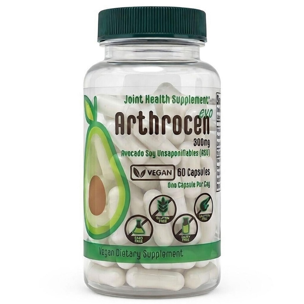 EVO Vegan Supliment comun de sănătate, 300Mg Avocado Soy Nesaponificabil, 60 de zile de aprovizionare, o capsulă pe zi (2 luni)