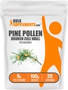 BulkSupplements.com Pine Polen Powder - Perete de celule rupte, Pine Polen Supliment, Herbal Supplement - Gluten gratuit, 5g per Serving, 100g (3.5 oz) (Pachet de 1)
