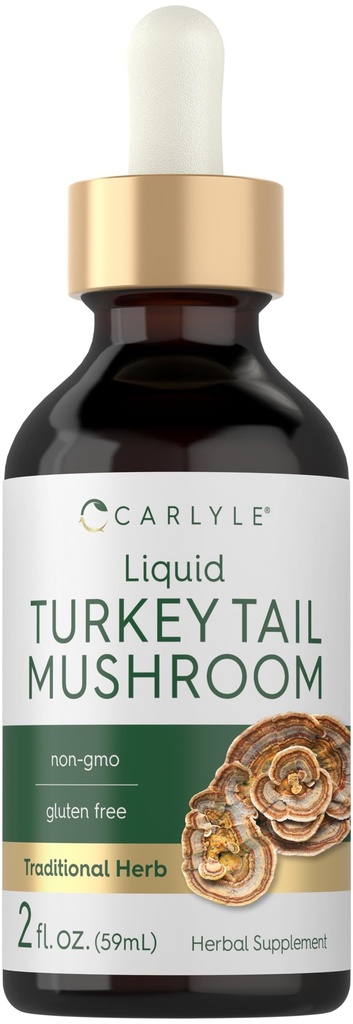 Carlyle Turcia Tail Mushroom Extract de tinctură lichidă 