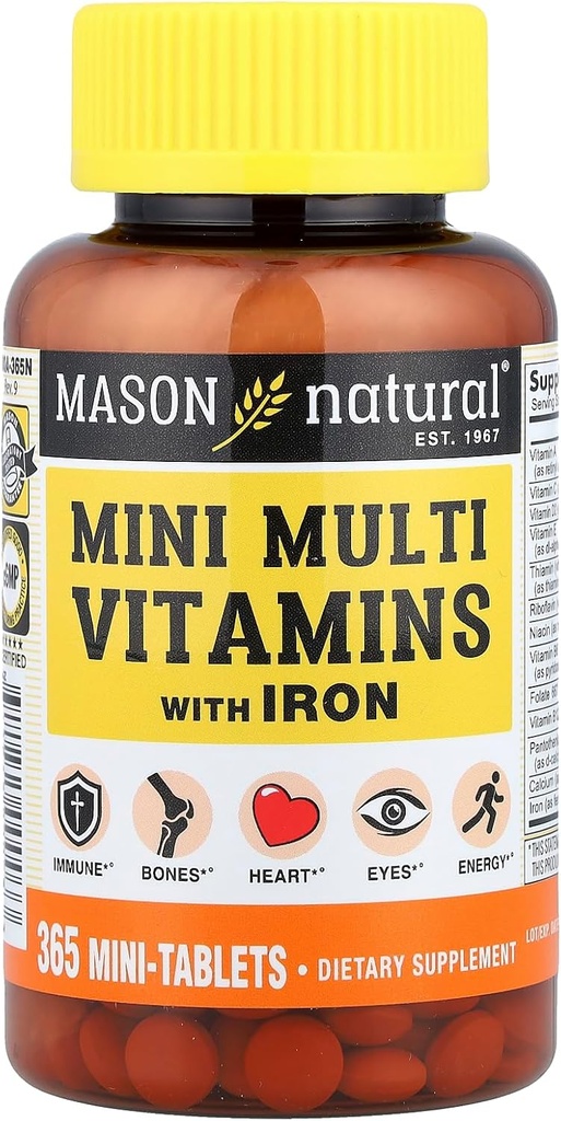 Mason vitamine Mason zilnic vitamine multiple cu tablete de fier
