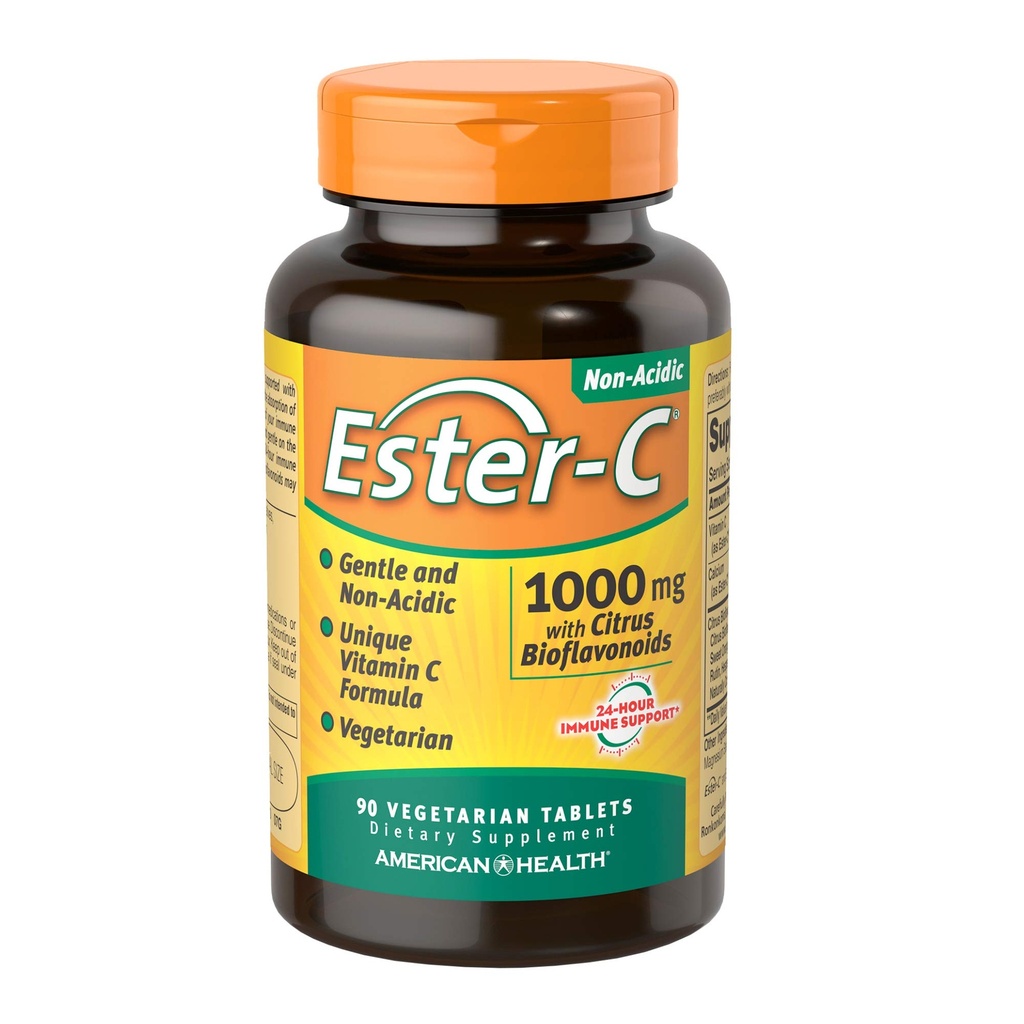 American Health Ester-C cu Citrus Bioflavonoids, 1000 mg, 90 comprimate