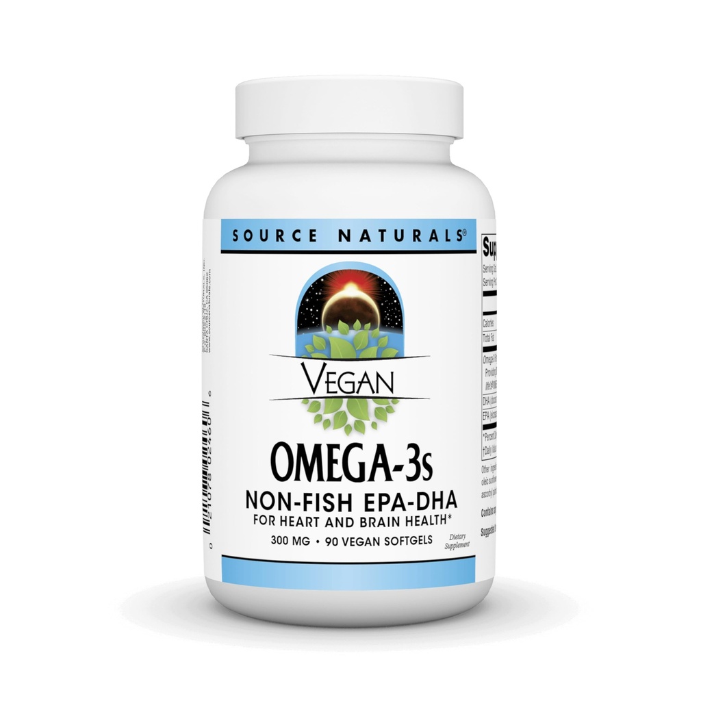 Sursa Naturals Vegan Omega 3s Epa-Dha* 300 mg - 90 Softfgels
