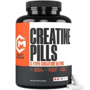 Crazy musculare Creatina pastile, 5g 3X Creatină pură Monohidrat, Pre antrenament vrac musculare Gainer masă, Absorbție mare Ușor de a lua treiAtine 3 tip Performanță optimă pentru creștere lean, 90 comprimate
