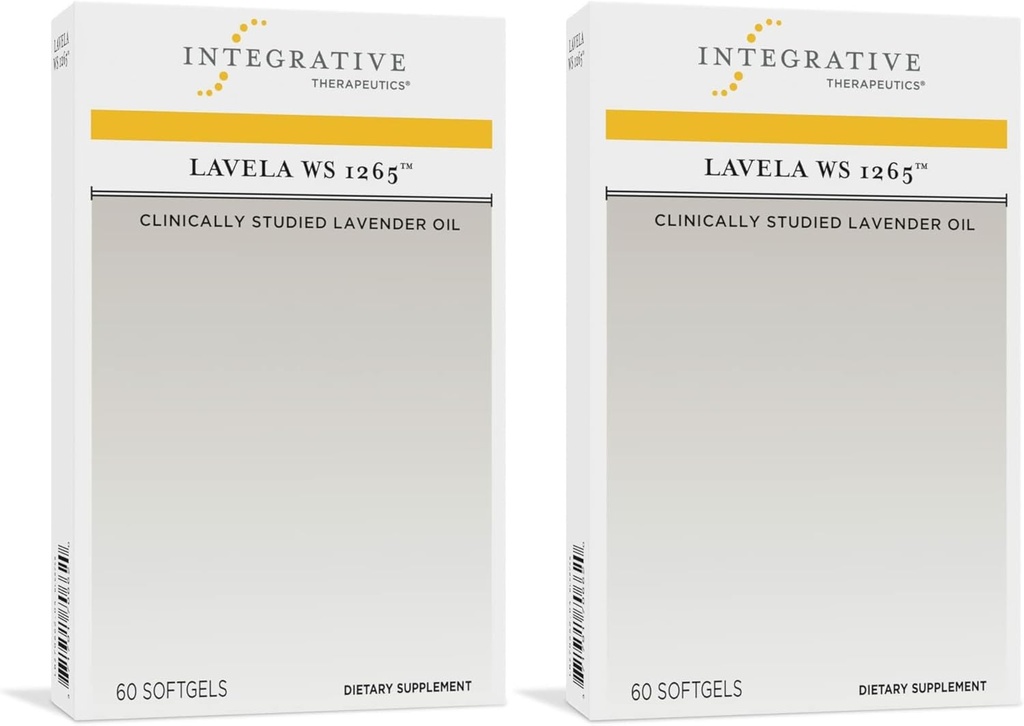 Tehnologii integrate Lavela WS 1265 - Lavender Suplimentul esential de ulei pentru Sleep & Stres Suport* - Dairy-Free - 120 Softgels (120 Serviri)