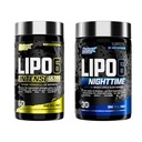 Nutrex Research Lipo 6 Intense şi Nighttime AM/PM Bundle