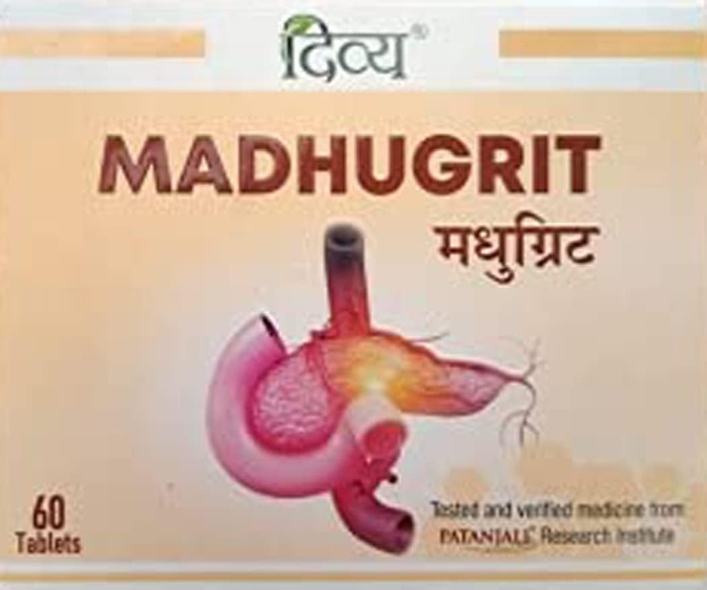 Patanjali Divya Madhubrit 60 comprimate - ambalaj cu 1