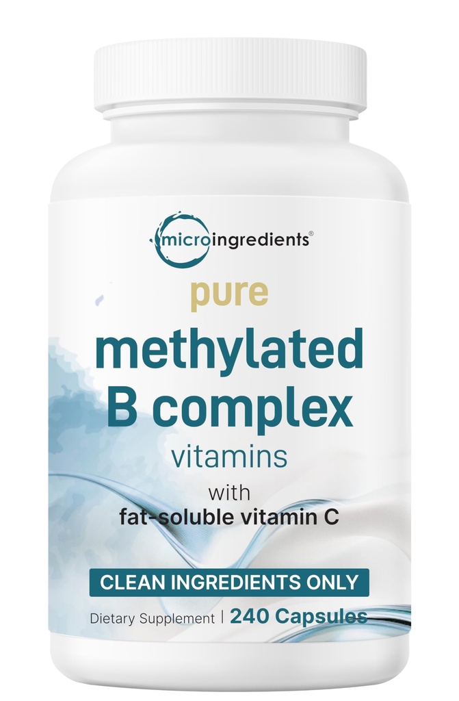 Micro Ingrediente Pure Metilate B Complex, 240 capsule 