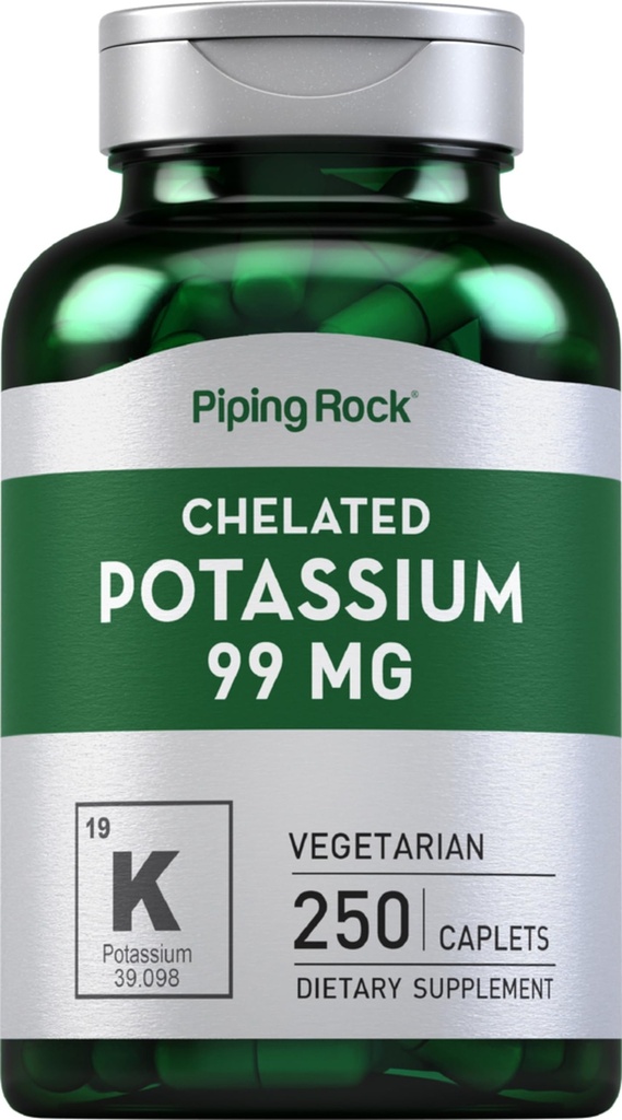 Piping Rock Chelated Potas Supplement 99mg 