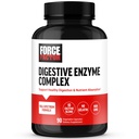 Force FACTOR Enzime Digestive Complex pentru a sprijini Digestive Health, Gut Health, și de a oferi ajutor Blooting pentru femei și bărbați, Full-Spectru 10 enzime digestive, non-GMO, 90 capsule