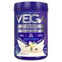 Vega Proteina făcut praf de proteine simplu, Vanilie - Stevia gratuit, Vegan, pe bază de plante, sănătos, gluten gratuit, Pea Proteina pentru femei și bărbați, 9.2 oz (Packing May Vary)
