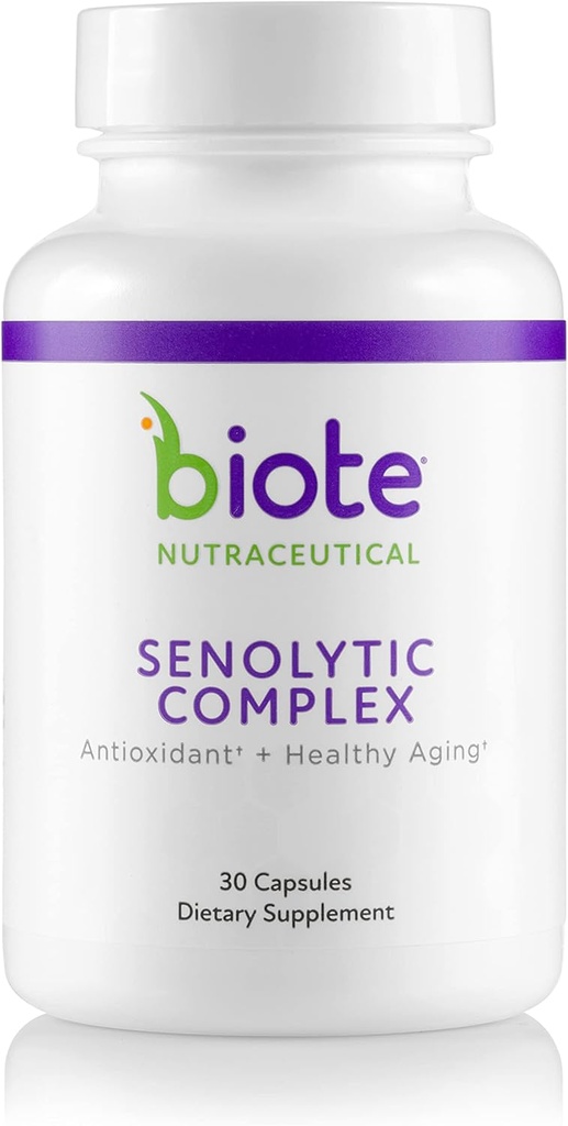 Biote Nutraceuticals - Complex SENOLYTIC - Antioxidanți + Îmbătrânire sănătoasă (30 capsule)