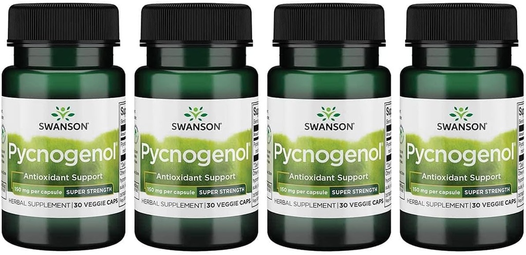 Swanson Ultra Pycnogenol - Super Concentrație 150 mg 30 Veg Caps 4 Pachet