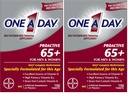 ONE A ZI Proactive 65+, Mens & Womens Multivitamine, Supliment cu vitamina A, Vitamina C, Vitamina D şi Zinc pentru Imun Health Support*, Calciu, Acid folic & More, Tablet 150 Count (Pachet de 2)