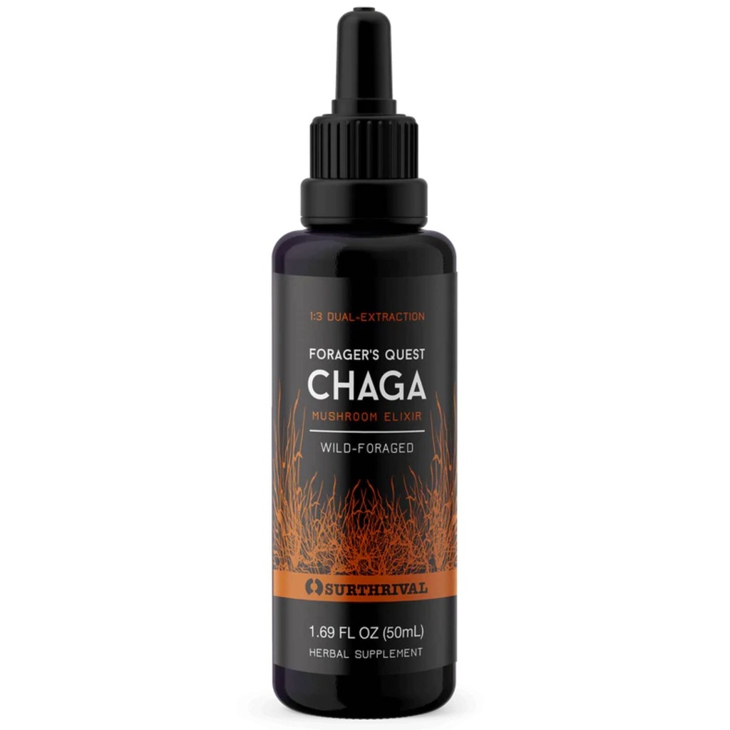 Surtrival: Chaga Mushroom Extract Forest, 50 ml, Featuring Nature